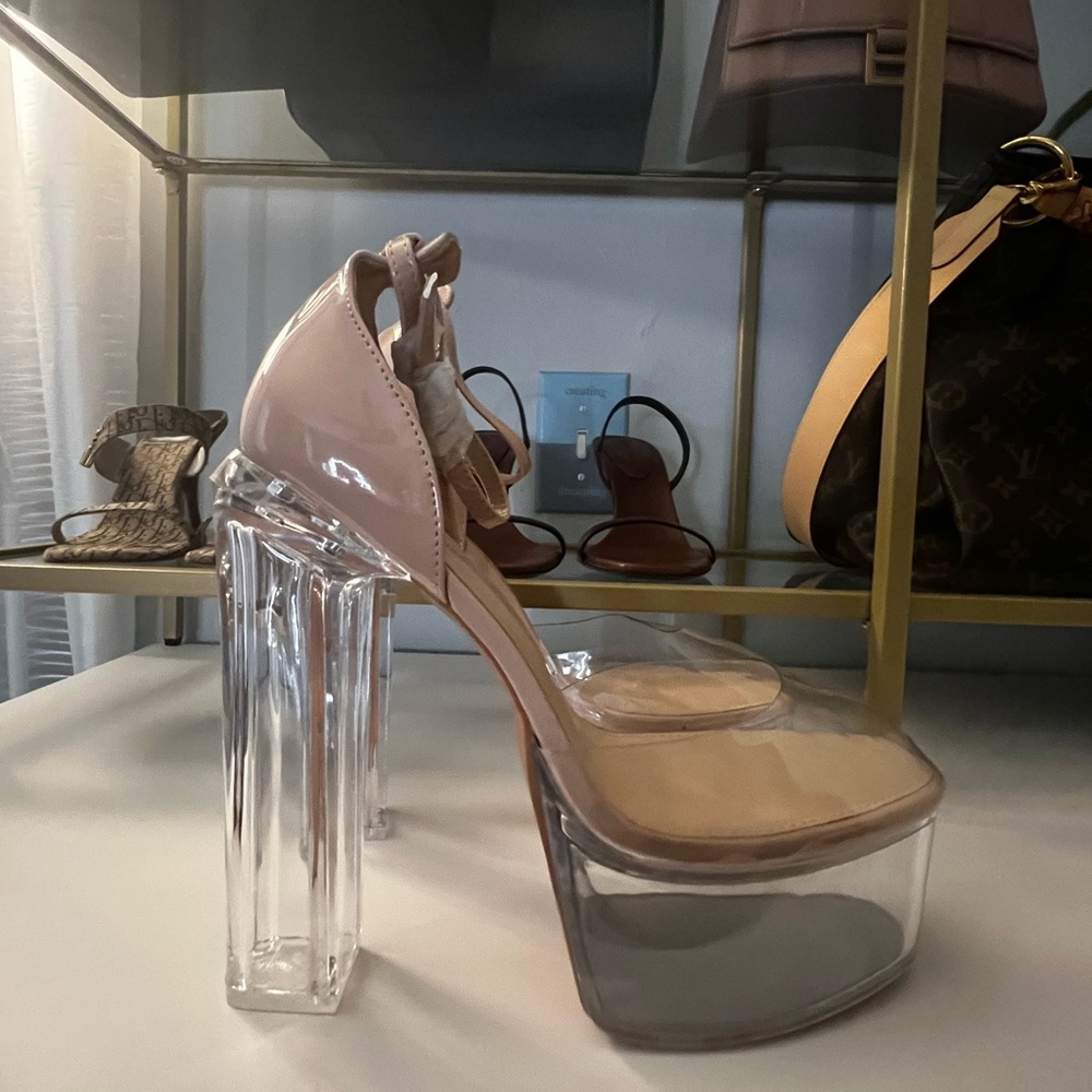 Miss Lola Transparent Platforms
